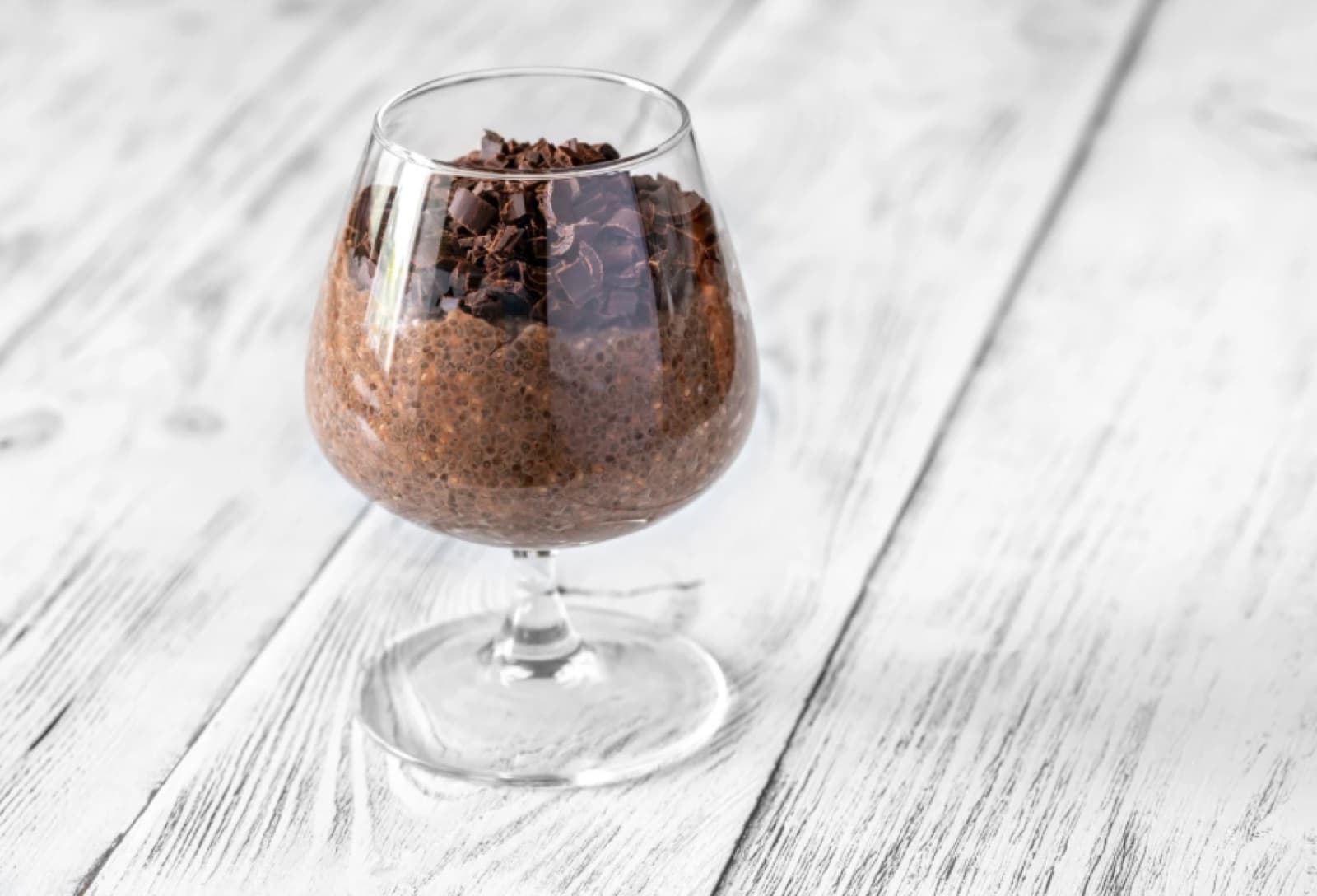 Chiapudding med choklad